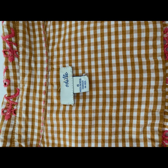 ANTHROPOLOGIE ODILLE GINGHAM BUTTON DOWN SHIRT - Picture 4 of 4